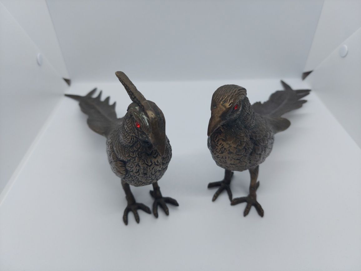 Faisões em Bronze Decorativos - Escultura Faisões Caça