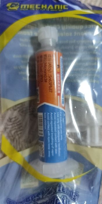 Паяльная паста для bga пайки Mechanic XGZ40  Sn63Pg37