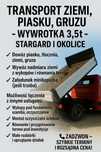 Transport ziemi, piasku, gruzu – wywrotką 3.5t – Stargard i okolice
