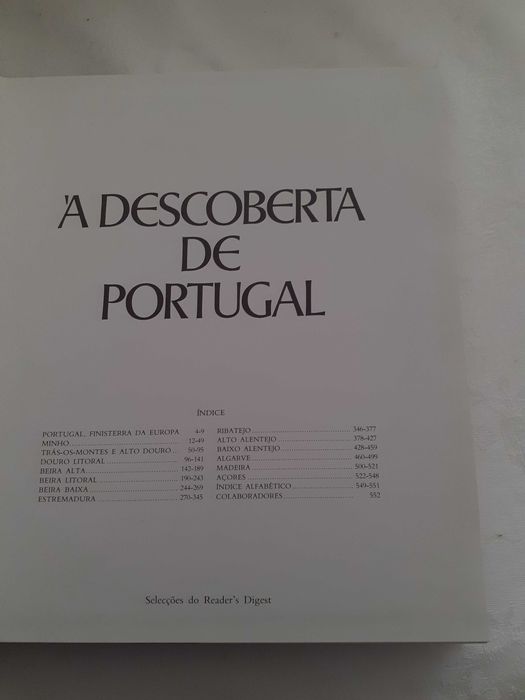 Livro: À Descoberta de Portugal - Selecções do Reader´s Digest