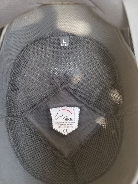 Kask jeździecki HKM - L nowy
