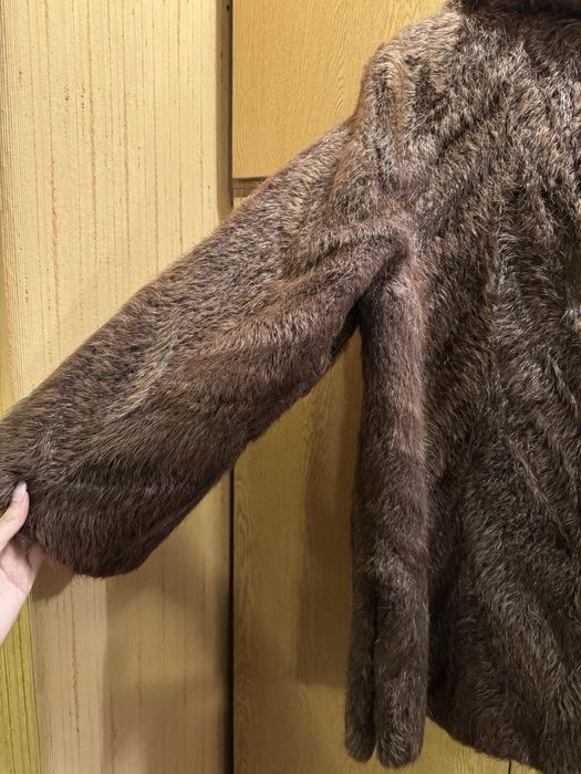 Kurtka Futro Naturalne PRL Niemieckie