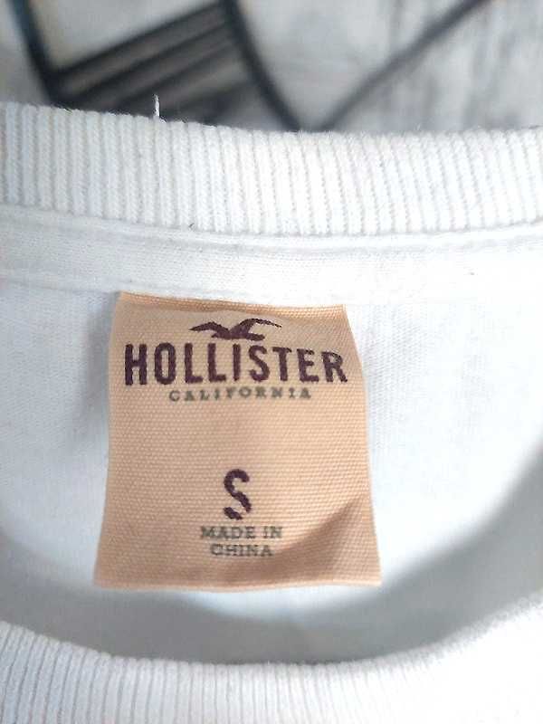 Hollister bawełniana koszulka roz S