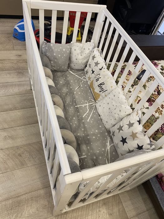 Дитяча кроватка Верес+комод з пеленальним столиком