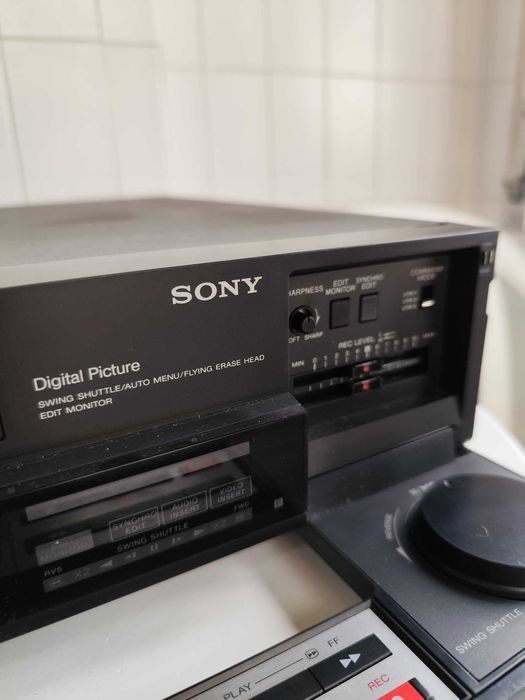 Leitor gravador de vídeo VHS Sony