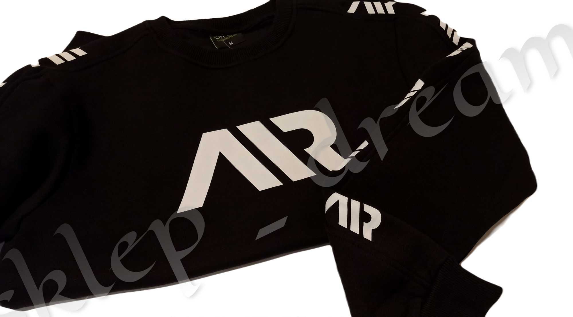 HIT Nowa Bluza Męska Air Vip Lampasy LATO 2024 Czarna rozmiar M