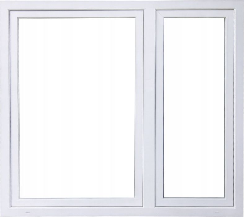 OKNO KacprzaK 146X143 OKNA PCV NOWE 1460x1430 Białe Lider Okna OLX