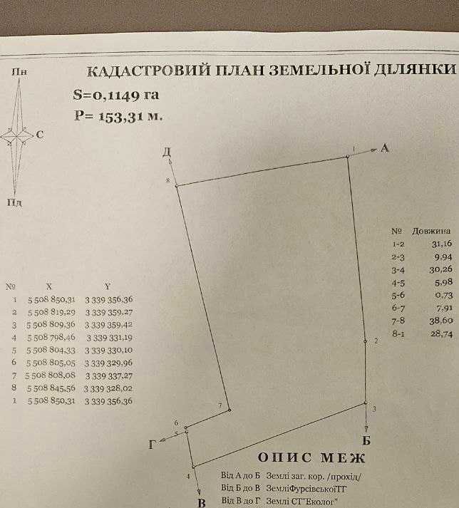 Ділянка в Гайку 11,5 соток