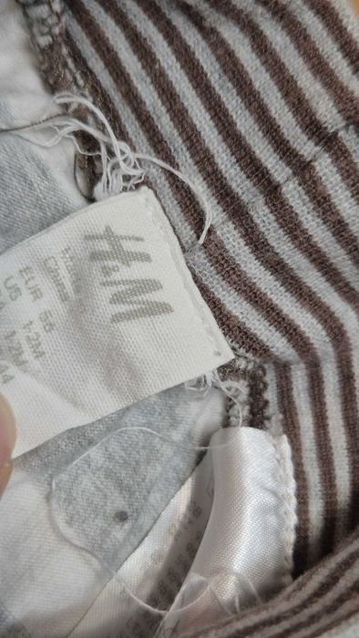 062 U spodnie nr 12 dresowe komplet 5 sztuk h&m 56-62