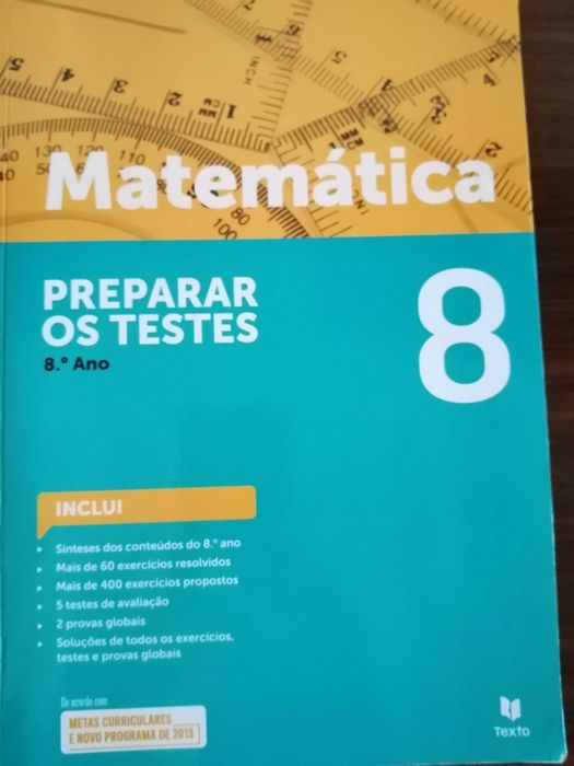 Livro Matemática 8º ano Preparar os testes