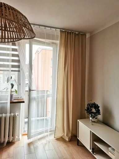 Zasłony okienne na okna 2 sztuki komplet 140x250 cm beżowe