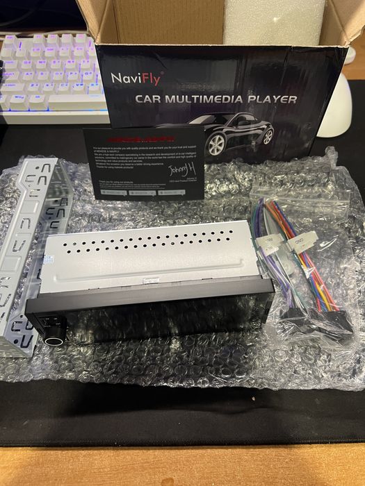 |Нова| Сучасна|Автомагнітола 1din з безпровідним Car Play/Android auto