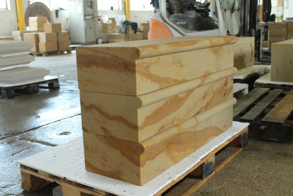 ~27~ Schody kamienne bloki piaskowca schody z piaskowca mrozoodporne