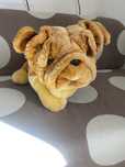Peluche cão amarelo