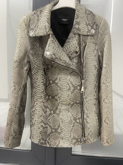 Куртка косуха из кожи питона