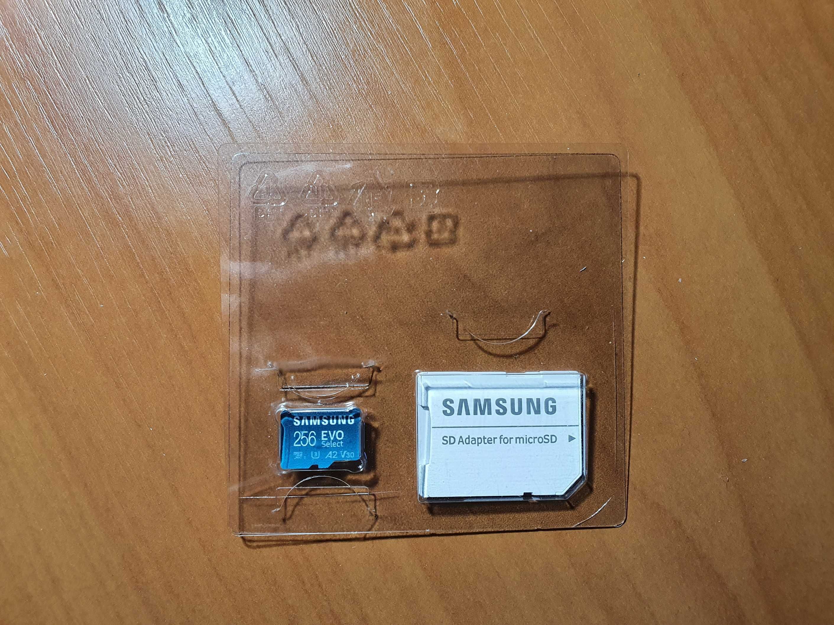 Карта microSDXC Samsung EVO Select 256Gb, read 130MB/s, write 90 MB/s
