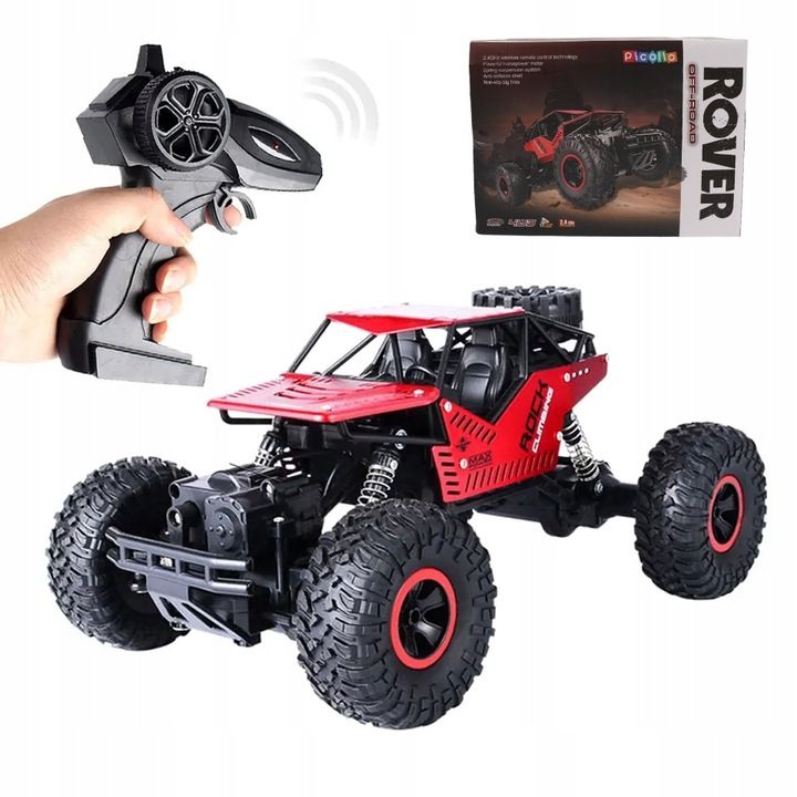 Samochód Zdalnie Sterowany Rc Duży Terenowy Auto Napęd 4x4 Off-road