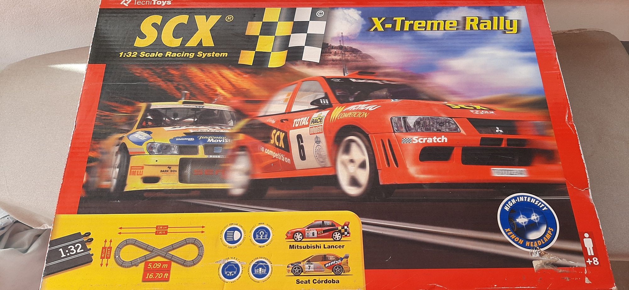 Scx, pista scalextric X-Treme Rally