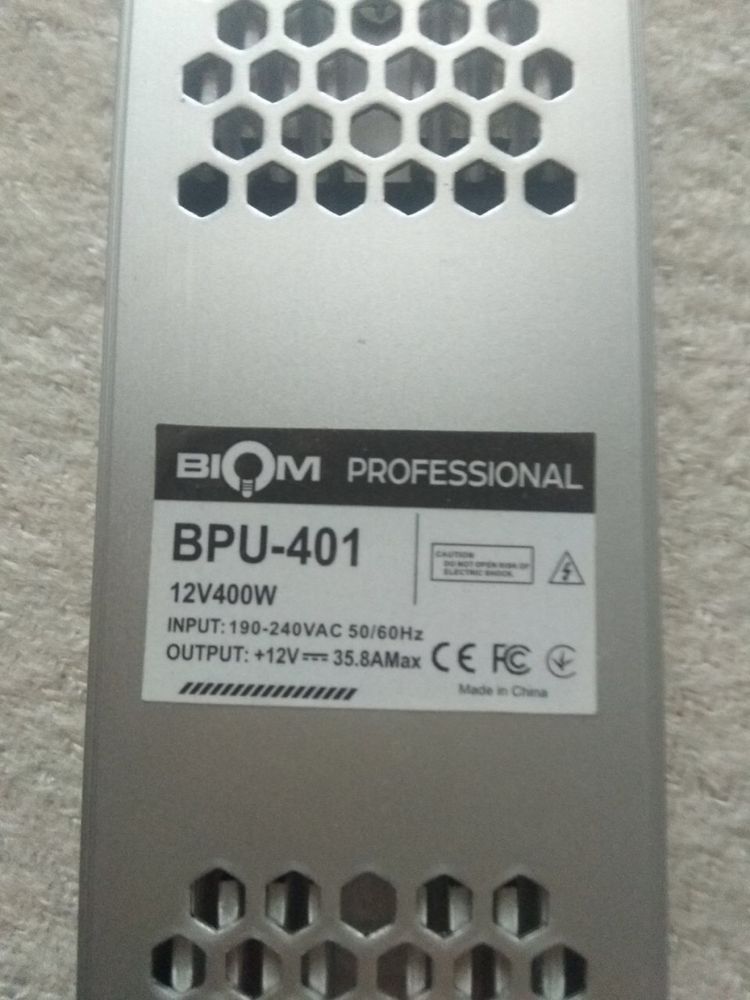 Блок живлення power supply Biom BPU-401 Slim silent 12V 400W