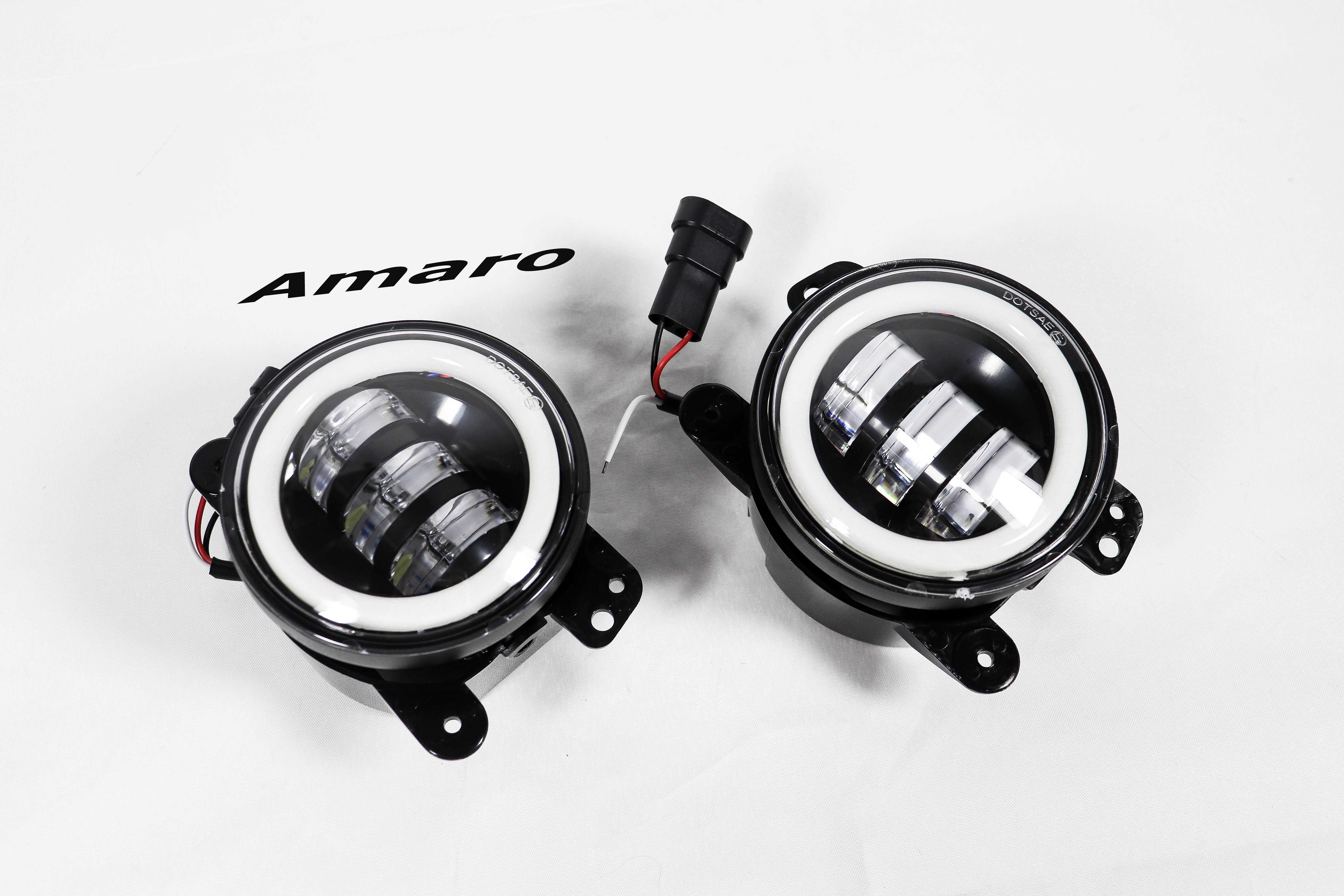 2 Farois de Nevoeiro em Led/Angel Eyes para Carro/Jipe Nº4 | NOVOS