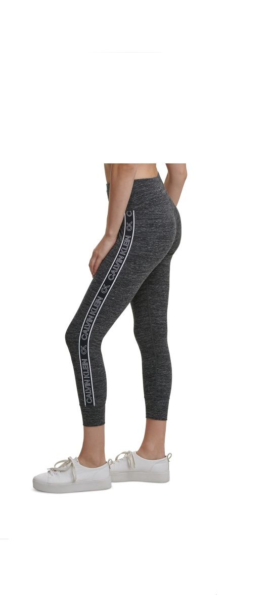 CALVIN KLEIN ОРИГІНАЛ. Жіночі легінси лосини сірі з лампасами L-XL
