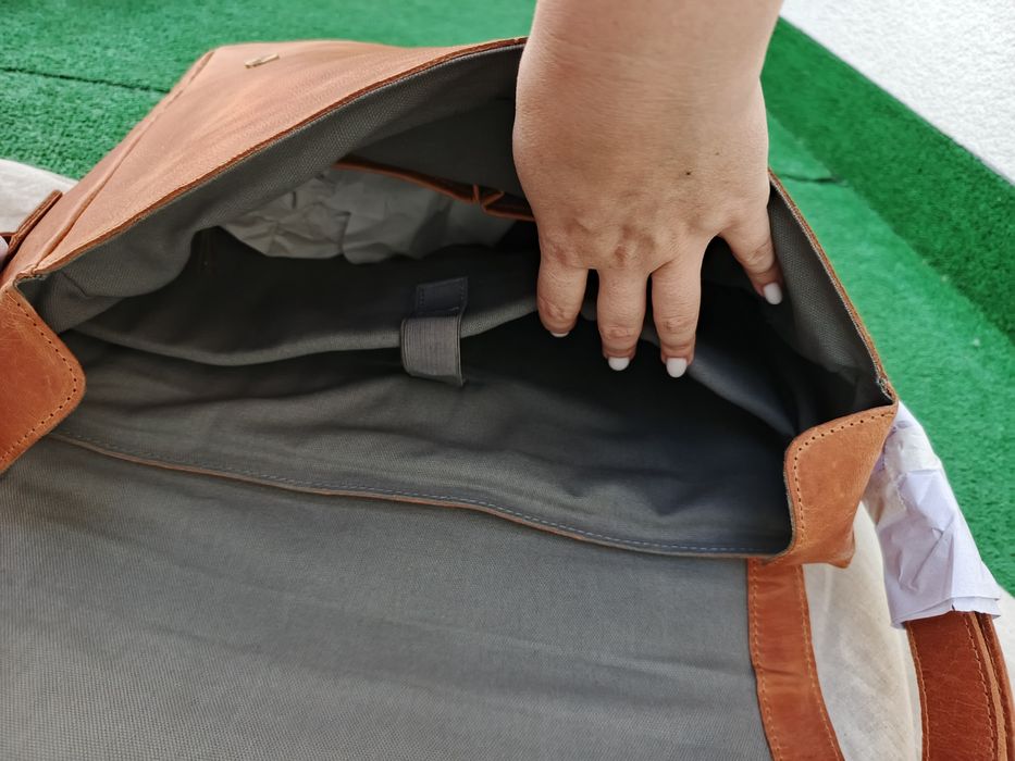 Чоловіча шкіряна сумка через плече Holzricter Berlin