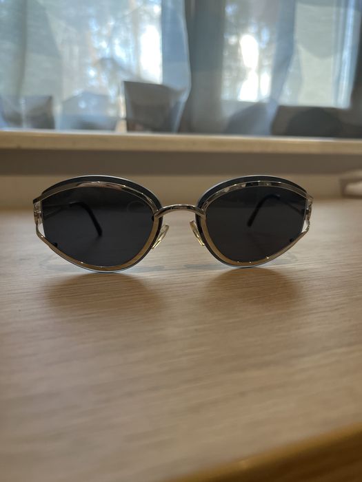 Christian Dior Vintage Sunglasses Brown Lens Gold Frame Unisex