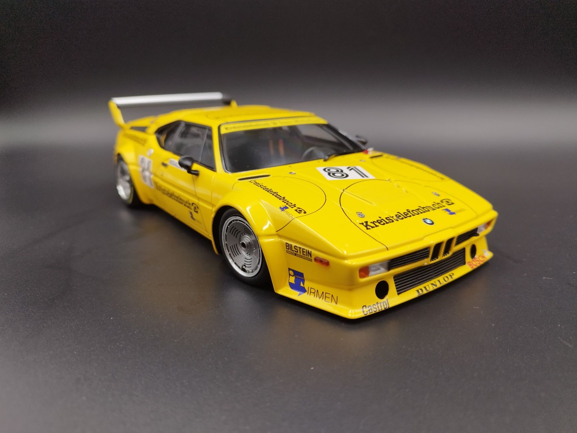 1:18 Minichamps BMW M1 Procar 'KREISTELEFONBUCH' TEAM Winkelhock model