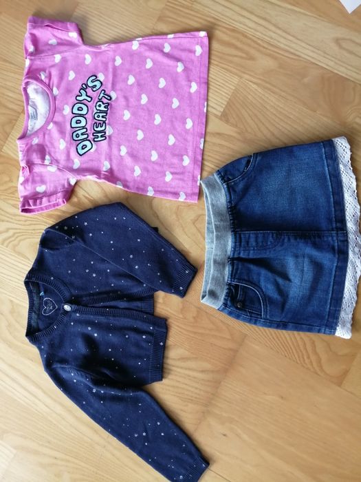 Ubranka dla dziewczynki r. 68-74