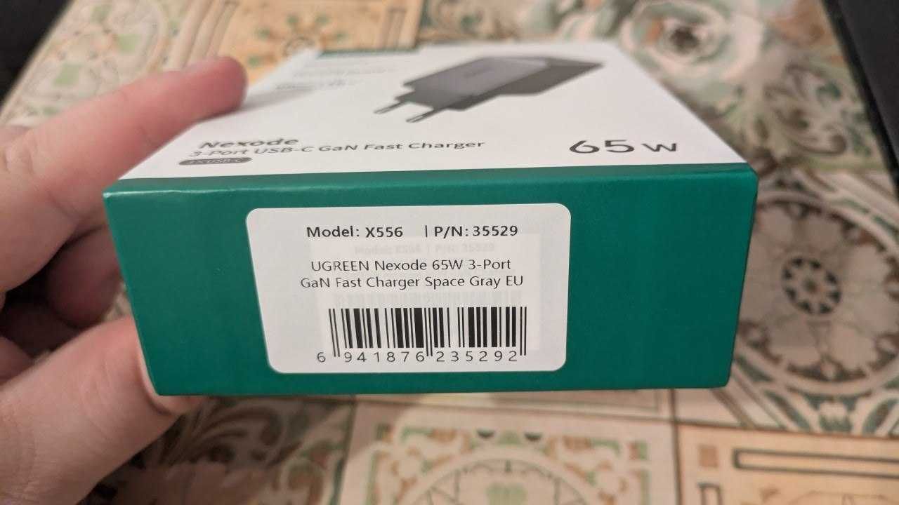 Зарядное Ugreen 65w NEXODE GaN Fast Charger (X556) Нова модель