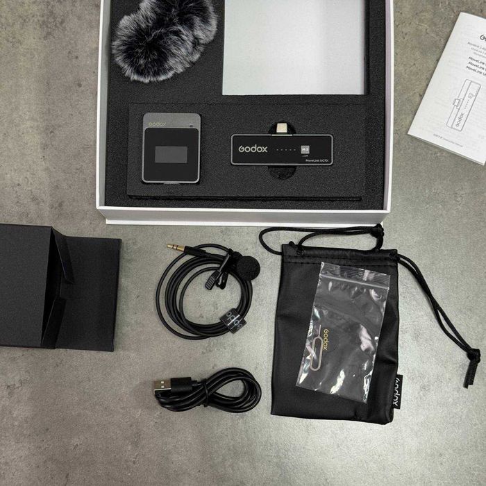Мікрофон Godox MoveLink UC1 Type-C петлічка радіосистема dji