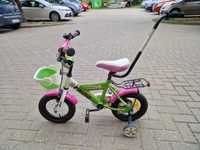 Rower ARTI BMX-MTB PRIMO 12" Flower Power - zielono-różowy