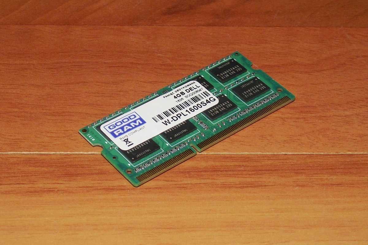 Pamięć laptopowa GoodRAM 4GB DDR3 1600MHz