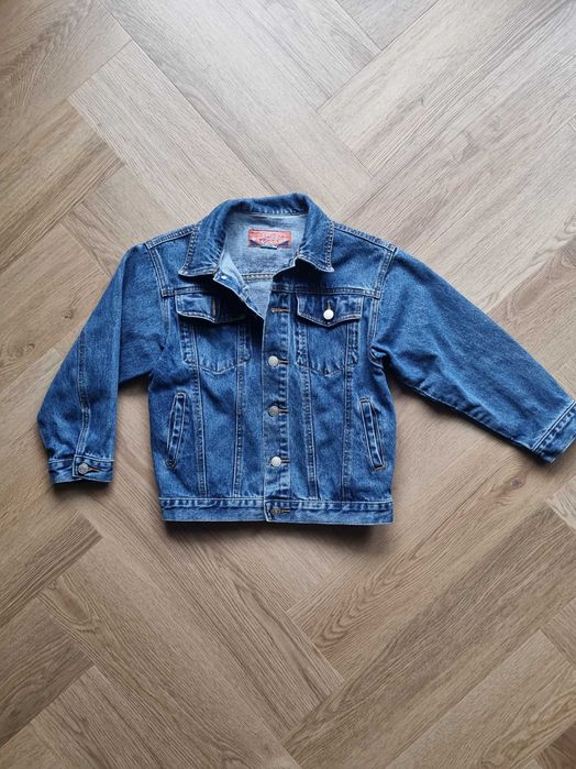 Oldschoolowa jeansowa kurtka damska na jesień vintage kurtka retro
