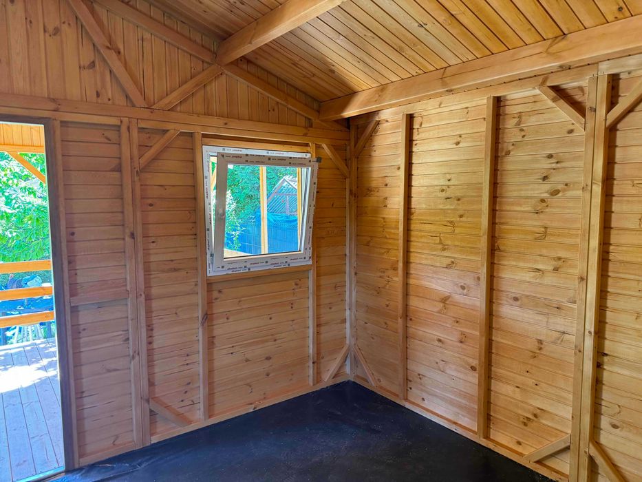 domek drewniany domki drewniane domy z drewna 22 m2 WARBIT