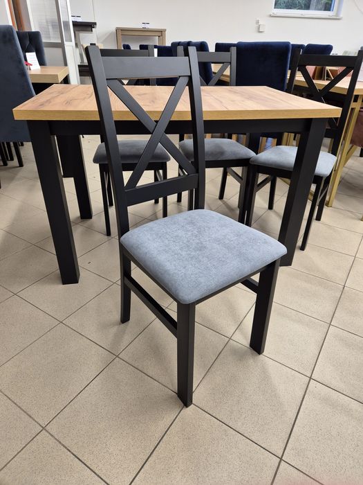 Nowy stół 120x80 dąb craft + 4 krzesła dostępny od ręki