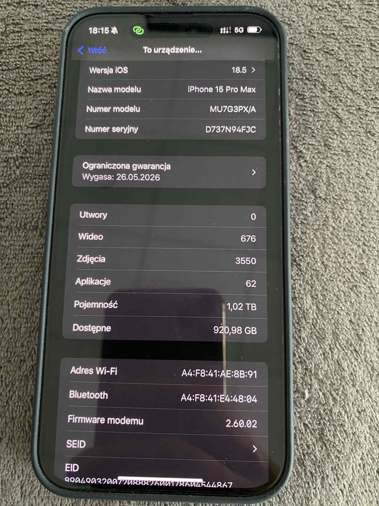 Apple iPhone 15 Pro Max 1TB
