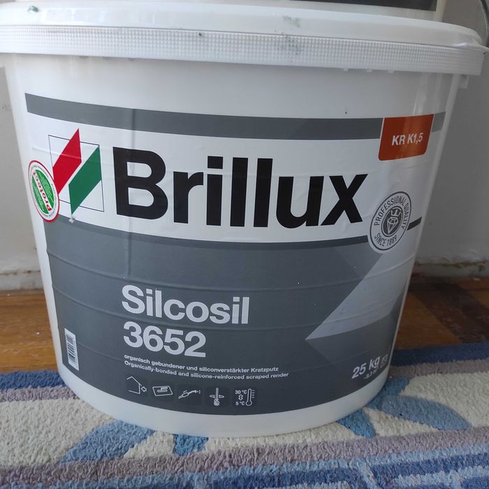 Brillux Silcosil 3652 tynk z bialym pigmentem