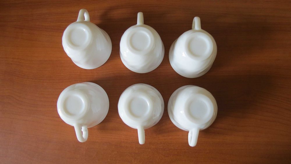 Komlet 6 filiżanek i talerzyków Arcopal 100 ml