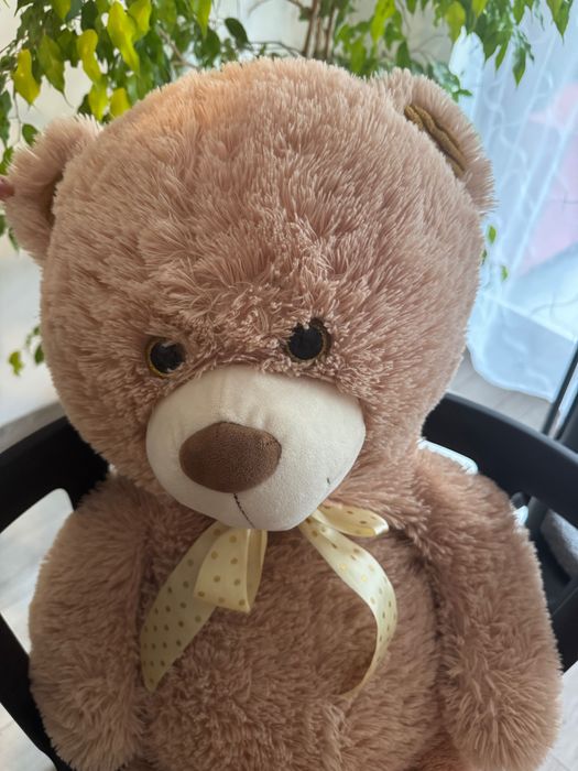 DUŻY Wielki pluszowy MIŚ gigant 100cm