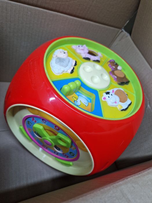 Kostka edukacyjna zabawka DUMEL gra i świeci.