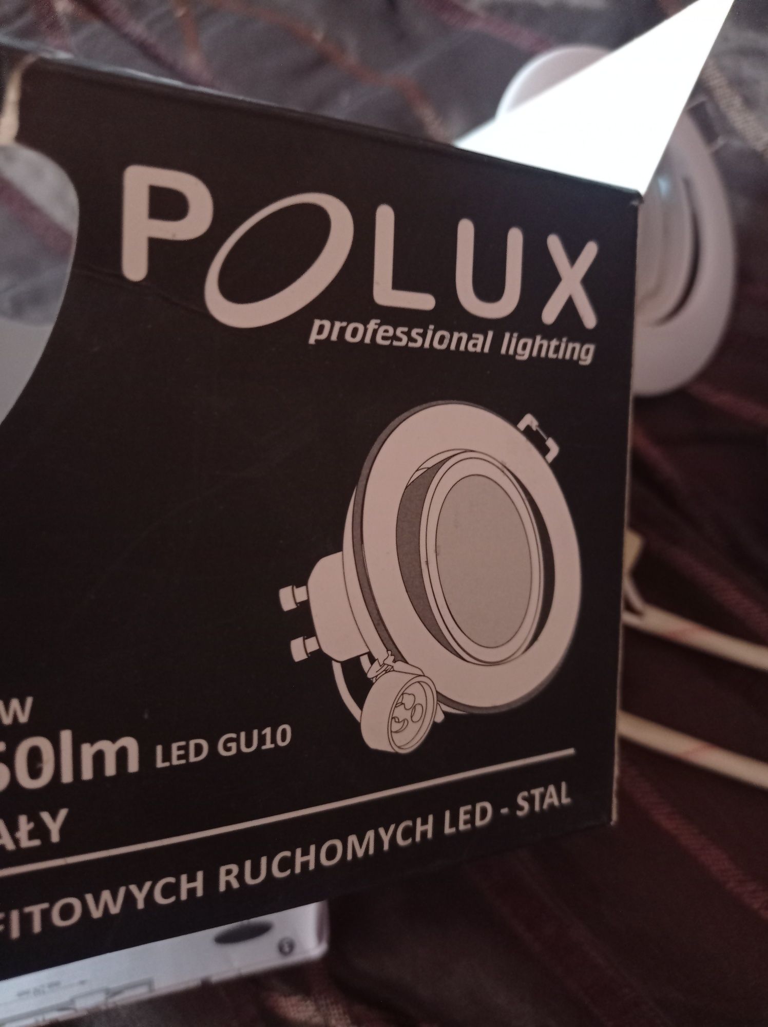 Dwie sztuki zestaw opraw sufitowych ruchomych LED stal 750 LM