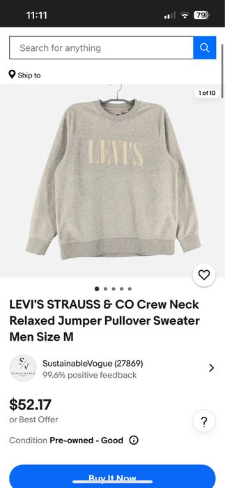 Світшот LEVIS Strauss