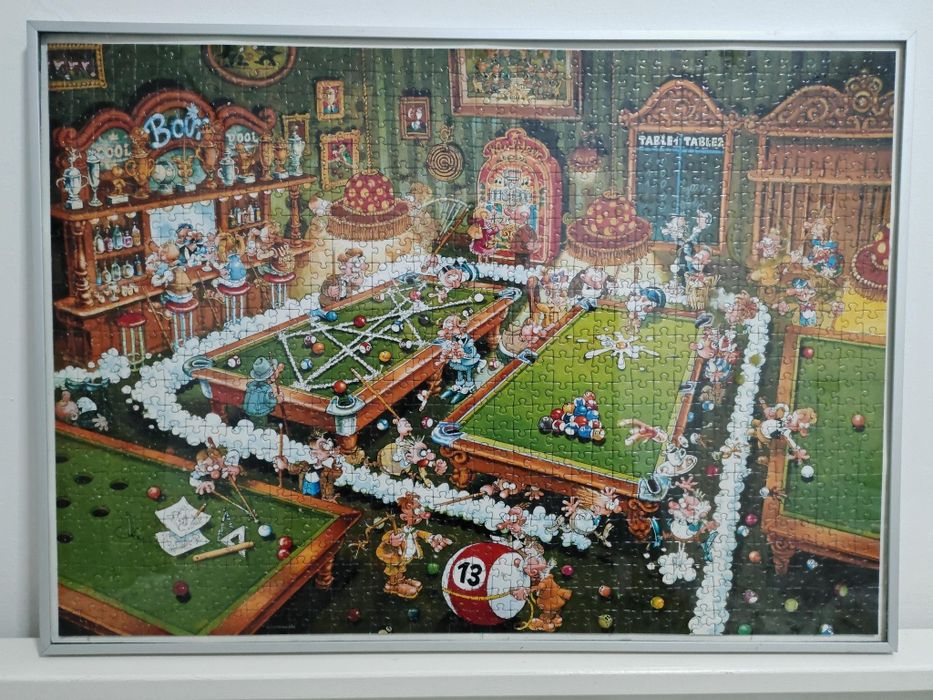 Vendo puzzle em moldura