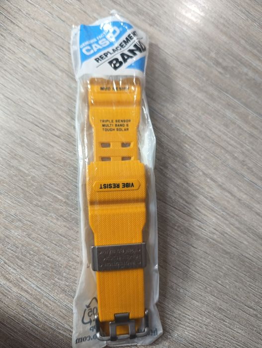 Pasek do zegarka Casio GWG-1000 -1A9 Żółty g-shock