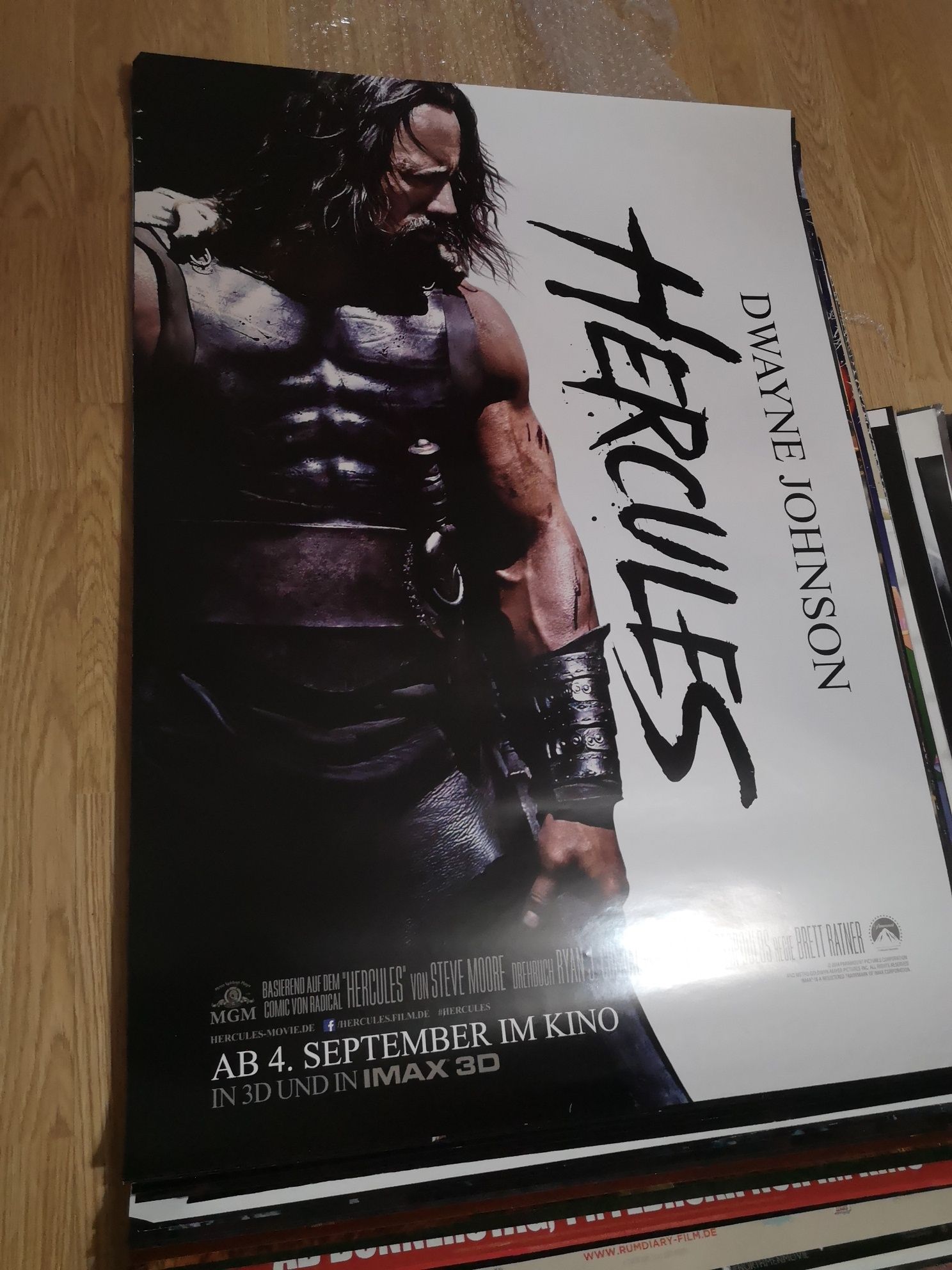 Plakat kinowy filmowy Hercules Johnson wysyłka