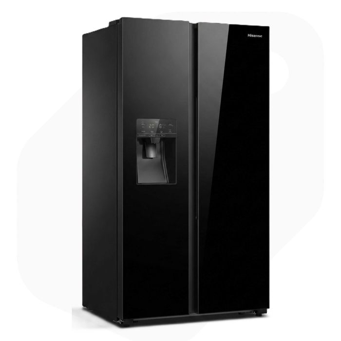 Lodówka Hisense RS694N4GBE SidebySide NoFrost Kostkarka OUTLET 9LG21