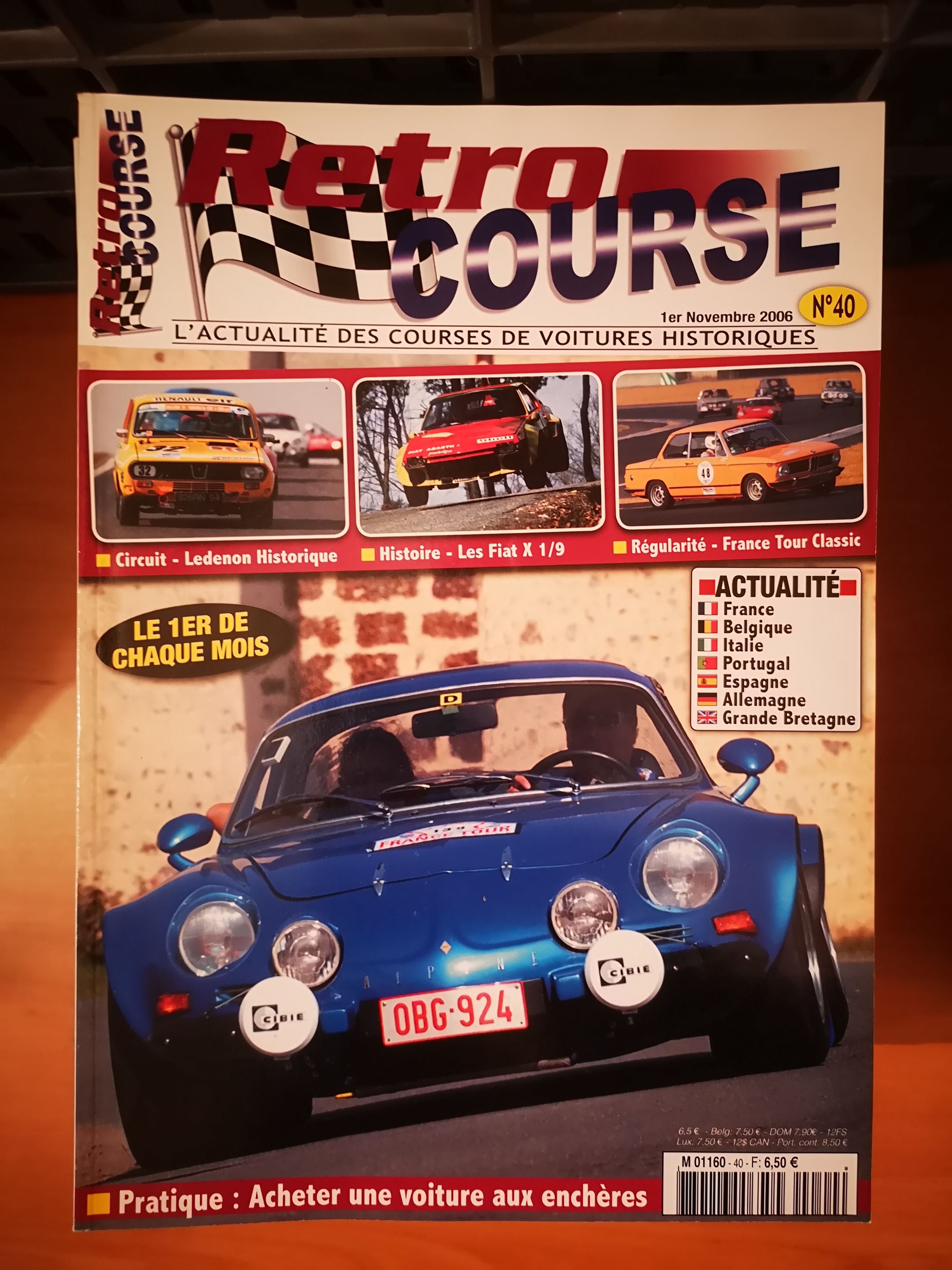 Revistas de carros clássicos Retro Course