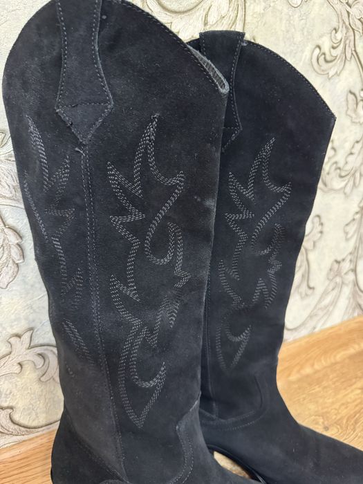 Чорні замшеві казаки,ковбойки