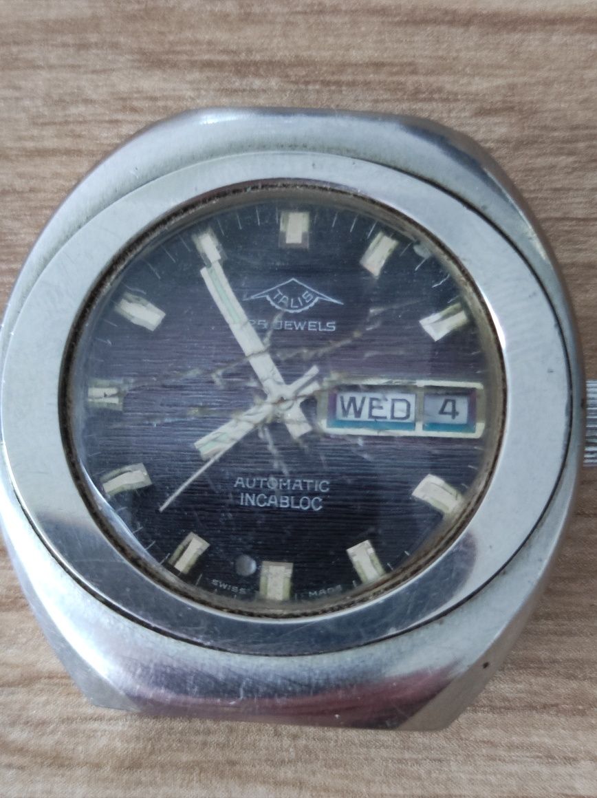 Vintage zegarek męski TALIS Swiss made nie chodzi